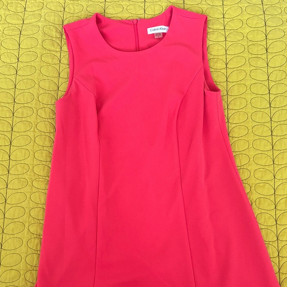 Calvin Klein Vibrant Pink Mini Dress